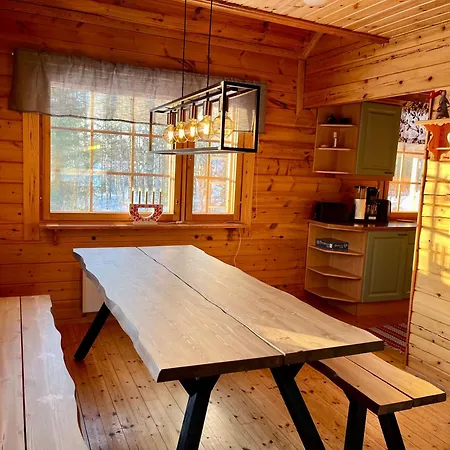 Log In 15 Min From Center- 3bdr-sauna-fireplace 4* Rovaniemi